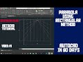 Parabola using rectangular method | Autocad tutorial | Engineering Graphics | Schyuler plus