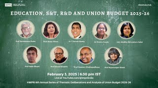 Education, S\u0026T, R\u0026D and Union Budget 2025-26 Panel Discussion IMPRI #WebPolicyTalk Live