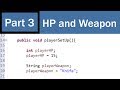Super Beginner's Text Adventure Game Development in Java PART 3 - How to Use Variables