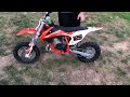 2018 ktm 50sx bog issue