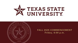 ​Fall 2025: 6pm Friday, December 12