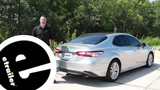 Step-By-Step Installation Tutorial for the Curt Trailer Hitch Receiver on a 2018 Toyota Camry