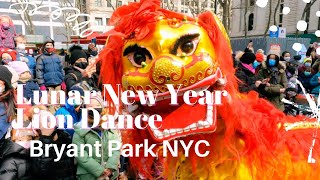 Chinese New Year 2021 Lion Dance, New York City 4K Ultra HD