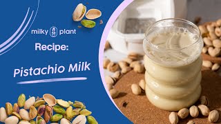 How to Make Pistachio Milk in Minutes | Creamy Homemade Plant-Based Milk Recipe 🌰🥛