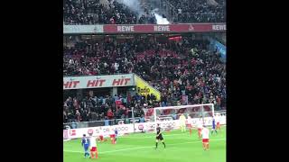 Köln Schalke Auseinandersetzungen + Hopp Beleidigungen beider Ultras + Pyro der Schalker 💙❤️💙❤️