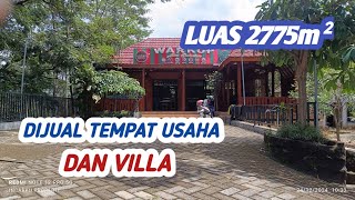 DIJUAL TEMPAT USAHA DAN VILLA DI PEGUNUNGAN