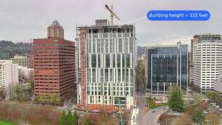 Multnomah County Couthouse Construction Time-lapse