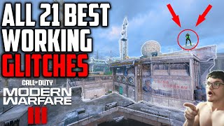 Modern Warfare 3 ALL 21 BEST Working Glitches \u0026 Spots In One Video