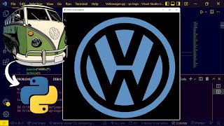 Volkswagen logo using python | #code_gyani | #python