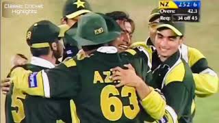 Classic Match between #pakvnz  #wasimakram  #shoaibakhtar  #pakistancricket #cricket  #cricketfever