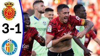 Mallorca vs Getafe (3-1) | All Goals and Extended Highlights | Laliga