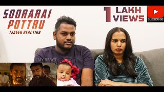 Soorarai Pottru Teaser Reaction | Malaysian Indian Couple | Suriya | GV  Prakash  Sudha Kongara | 4K