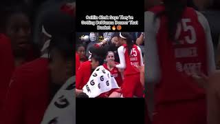 Caitlin Clark Says They’re Getting DeWanna Bonner That Bucket 🔥🏀 #shorts #wnba #caitlinclark
