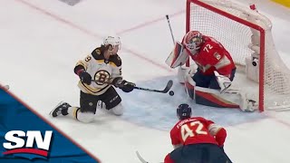 Bruins' Tyler Bertuzzi Backhands Puck Out Of The Air To Level Score With Panthers