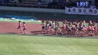 千葉県中学校新人駅伝大会女子1区選手スタート