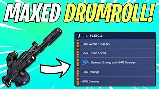 maxed 106 founder s drumroll gameplay review all legendary perks fortnite save the world - fortnite drumroll