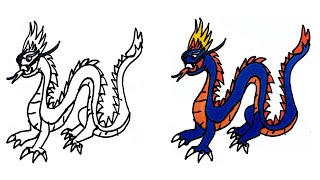 How To Draw Dragon Easy Step By Step