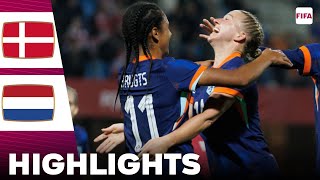 Netherlands vs Denmark | Highlights | International Women's Friendly 29-10-2024