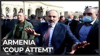 'I consider what is happening to be a military coup': Armenia PM under pressure