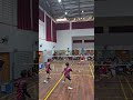 Badminton Skill-  Terjunan yang akhirnya kena smash#foryou #badminton