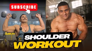 30 minutes dumbbell shoulder workout | gaint set for ￼shoulder