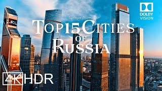 Cities of Russia in 4K HDR ULTRA HD 60 FPS Dolby Vision™ Drone Video