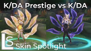 K/DA Ahri vs K/DA Prestige Ahri - Skin Spotlight - League of Legends