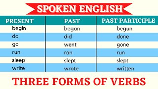 Verbs || Three forms of Verb || Ultramind