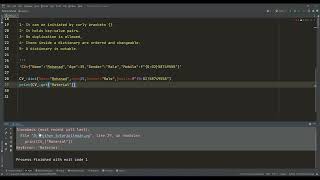 51- Python Collection Data Structure Dictionary II