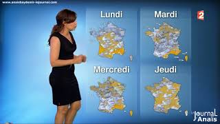 Anaïs BAYDEMIR Météo FRANCE2 23 avril 2016 20h surprise