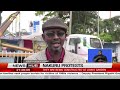 nakuru residents outraged by the construction of business stalls at the lion s garden