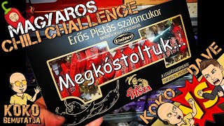 ERŐS PISTÁS szaloncukor kóstolás 🌶️ avagy a MAGYAROS CHILI CHALLENGE 🥵 | KOKO 🆚 DAVE Különkiadás