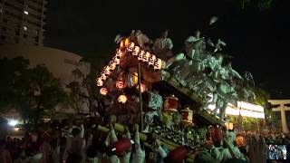 平成29年5月4日東灘区だんじり祭　本住吉神社蔵入れ　呉田・空・茶屋・西・吉田