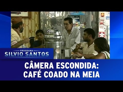 Câmera Escondida (11/12/16) - Café coado na meia Câmera Escondida (11/12/16) - Café coado na meia