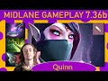 ✨ Quinn Templar Assassin |KDA - 29 KP - 73%| Mid Gameplay 7.36b - Dota 2 Top MMR