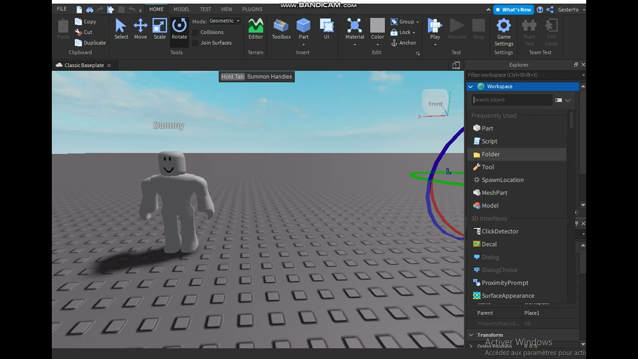 HOW TO MAKE ANIMATION IN ROBLOX STUDIO WITH KEYCODE! - YouTube