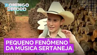 Conheça Guilherme Viola, de 11 anos, um pequeno fenômeno da música sertaneja