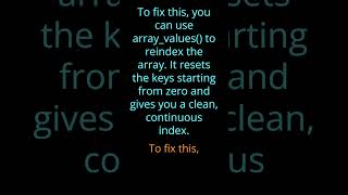 Reindexing arrays