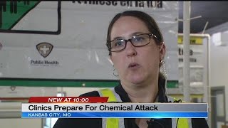 Kansas City health clinics close, under-go drill for dangerous chemical attack
