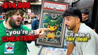 Pokemon Deal Gone WRONG (Angry Customer Calls Me A CHEATER!) | VENDOR POV