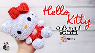 Hello Kitty Amigurumi Tutorial | Amis Tejiendo Momentos ENG/SPA Subs