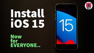 How to install iOS 15 to any iPhone | iOS 15 Public Beta | TGT