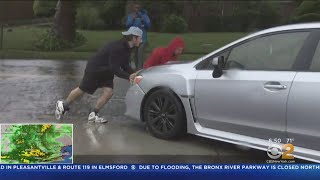 High Waters From Henri Leave Some Residents Stranded On Long Island