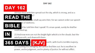 Day 162   Read The Bible in 365 Days KJV