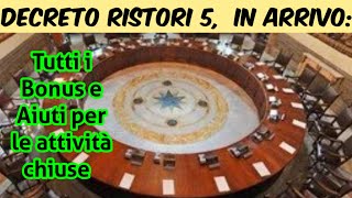 Tutti i aiuti e bonus per le attività chiuse | Decreto Ristori 5