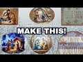 Create Christmas MINI decor for your home | Nativity & Winter crafts!