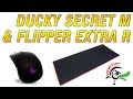 DUCKY SECRET M Optical Mouse! + FLIPPER EXTRA R Mousepad!