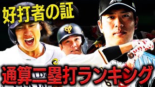 【プロ野球】通算二塁打ランキング TOP20【2024年】