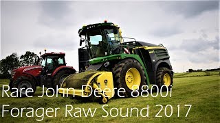 Rare John Deere 8800i Forager Raw Sound 2017