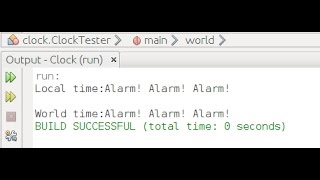 Prog. Project - Clock & Alarm part 2 [Subclass, Superclass, Inheritance, Overriding ] (Java)